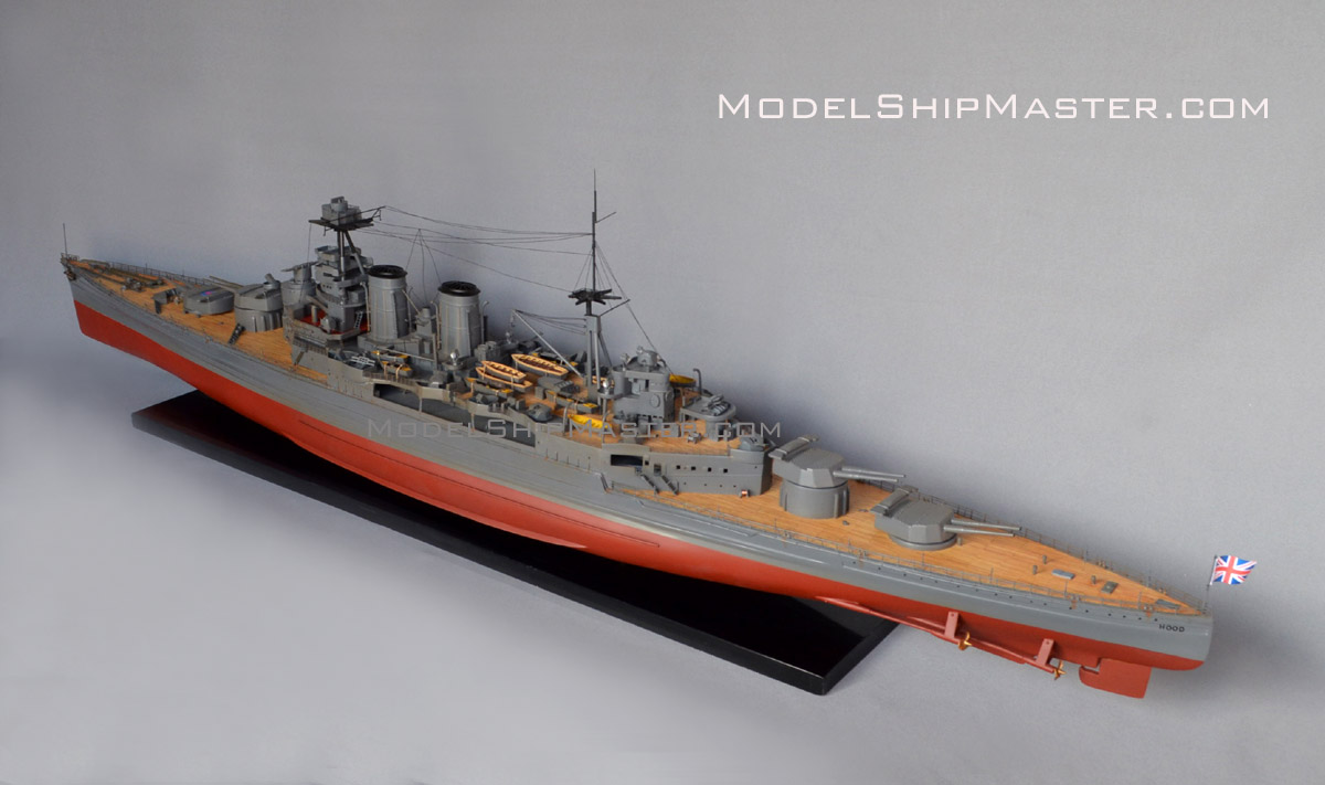 HMS HOOD large model ship